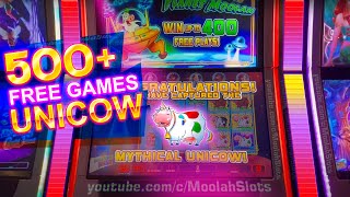 UNICOW 500 FREE GAMES on Invaders Return From the Planet Moolah  CASINO SLOTS FREE GAMES [upl. by Ehcadroj]