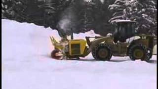 Zaugg 320 hp Monobloc Snow Blower [upl. by Alec]