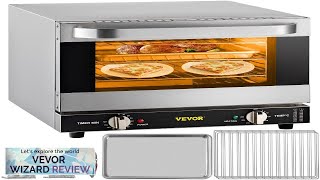 VEVOR Commercial Convection Oven 21L19Qt QuarterSize Conventional Oven Countertop 1440W Review [upl. by Falo46]