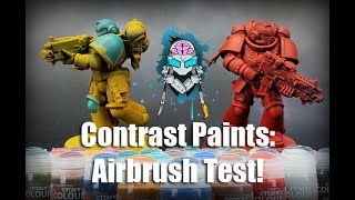 Contrast Paints Airbrush Test [upl. by Gustafson]