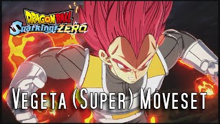 Dragon Ball Sparking ZERO Vegeta Super Moveset [upl. by Mariam92]