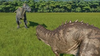 Suchomimus VS Majungasaurus  Jurassic World Evolution [upl. by Avek]