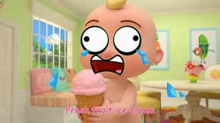 Cocomelon The Ice Cream Song PART 2 Funny Facial Expressions [upl. by Tsirc993]