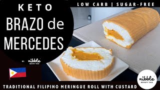 Keto Brazo de Mercedes  Low Carb Brazo de Mercedes [upl. by Azeel]