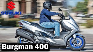 AllNew 2022 Suzuki BURGMAN 400 accessories amp design features [upl. by Gregg289]