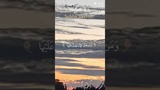 subha bakhair tilawat recitation morning subha original scene ArifafromGermany [upl. by Tuesday]