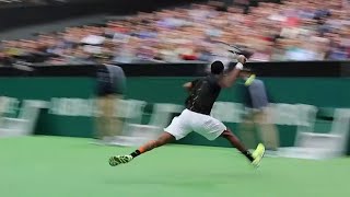 Gael Monfils 25 Impossible Sprints That Shocked The Tennis World Super Speed [upl. by Nies]