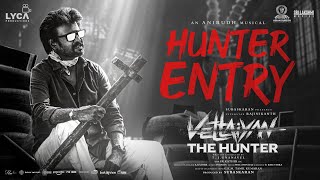 Vettaiyan The Hunter Telugu  Hunter Entry Lyric  Rajinikanth  TJ Gnanavel  Anirudh [upl. by Vasileior]