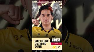 Sanz the Star Shattering Sniper ☄️ BetterThanGreat MLBBEsports MLBBM5 MLBB M5 GOONIC Sanz [upl. by Ursola135]