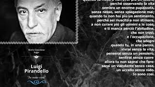 Luigi Pirandello quotIo sono cosìquot [upl. by Adlemy]