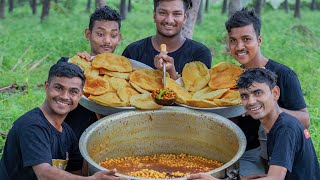 CHOLE BHATURE  Chole Bhature Recipe  Soft Bhature Recipe  Village Rasoi [upl. by Milton942]