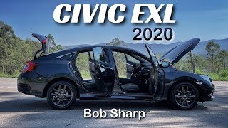 Teste Honda Civic EXL 2020 com Bob Sharp [upl. by Adnarom]