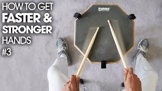 THE SECRET TO FASTER HANDS  Beginner Drum Lesson 3 [upl. by Eresed]