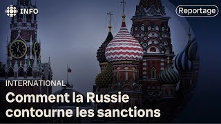 Comment la Russie contourne les sanctions imposées par la communauté internationale [upl. by Oren]