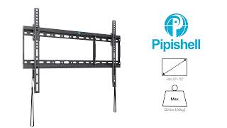 How to Install the Pipishell PILTK4 Tilt TV Wall Mount [upl. by Issim]