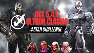 Act 546  Only 4 Star Challenge  Crossbones for the Win  MCOC [upl. by Kahn]