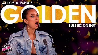 EVERY Alesha Dixon GOLDEN BUZZER on BGT from 20142023 [upl. by Danieu]