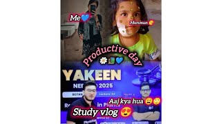 A productive day💕study vlogs trend viralvideos youtube success motivation neet pw shorts [upl. by Roice]