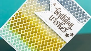 Watercolor  Embossing Folders [upl. by Suzann]