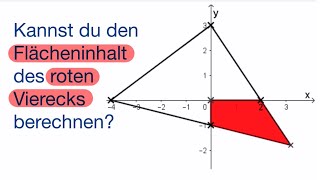 Kannst du den Flächeninhalt berechnen Strahlensatz [upl. by Eanrahc]