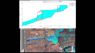 HECRAS Combined 1D2D simulation model for 100yr design storm [upl. by Ahola669]