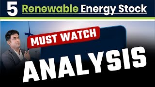 5 Renewable Energy Stock  Renewable Energy Stock analysis [upl. by Enid]