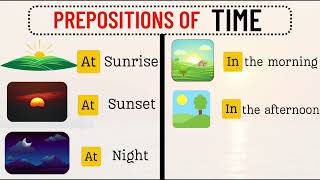 💫 Prepositions of TIME ⏳ Easy way to learn prepositions EnglishBitesWithIrfan englishteacher [upl. by Aremihc53]