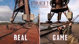 STALKER 2 Game vs REAL LIFE Chernobyl nuclear Power [upl. by Stila]