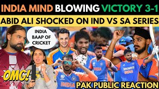 ABID ALI SHOCKED 😳 ON IND VS SA SERIES 31  TILAK VERMA 120  SANJU 104  ARSHDEEP SINGH 320 [upl. by Platus659]