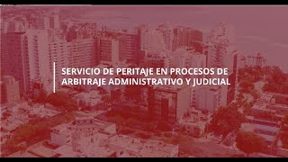 Servicio de Peritaje en procesos de arbitraje administrativo y judicial [upl. by Lednahc570]