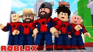 SPIDERMAN HOMECOMING IN ROBLOX [upl. by Anagrom]