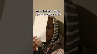 When Kakashi got the sharingan from obito part 2 narutoshippuden youtubeshorts [upl. by Yltnerb906]