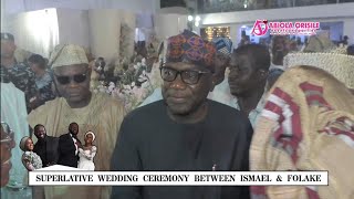 WATCH HOW KWARA STATE GOV ABDULRAHMAN ABDULRAZAK APPEARED AT DIMEJI BANKOLES SISTER WEDDING [upl. by Yendahc]