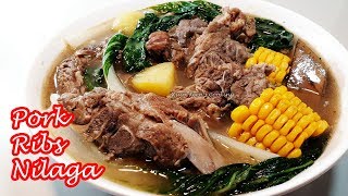 HOW TO MAKE THE EASIEST NILAGANG PORK RIBS RECIPE  SUPER YUMMY [upl. by Edrei]