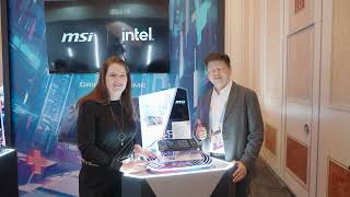 MSI  CES 2024  Plongez dans lère de lintelligence artificielle [upl. by Lynett132]