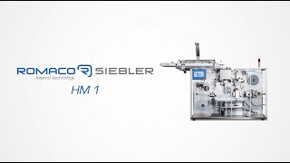 High performance strip packaging  Romaco Siebler HM1 [upl. by Chud]