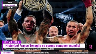 FRANCO TENAGLIA se corona ¡CAMPEÓN MUNDIAL en BKFC [upl. by Allina]