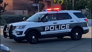 Oxnard Police Department FPIU’s  2x  Responding to a Medical EmergencyFight call vcfd [upl. by Ijok]