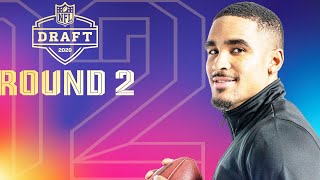 Round 2 EVERY Pick amp Analysis Eagles Take a QB  2020 NFL Draft [upl. by Kerrin]