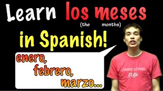 Learn Spanish  The months of the year [upl. by Drol]