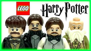 LEGO Harry Potter Professor Filius Flitwick Minifigure Comparison Collection [upl. by Eilrebmik860]