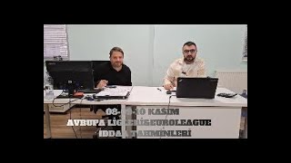 080910 KASIM AVRUPA LİGLERİampEUROLEAGUE İDDAA TAHMİNLERİ [upl. by Cherise]