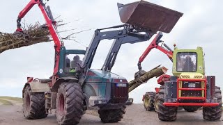 Moderne Forstmaschinen im Einsatz 😮 2x WF Trac im Einsatz [upl. by Collayer]