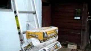 Roofing Hoist Demo with over 500 lbs [upl. by Yekcin]