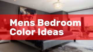 Mens Bedroom Color Ideas [upl. by Thain485]