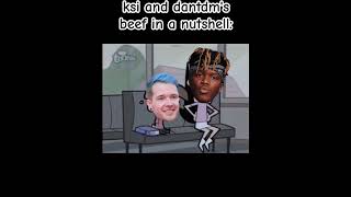 ksi and dantdms beef in a nutshell memes dantdm ksi lunchly prime [upl. by Aible]