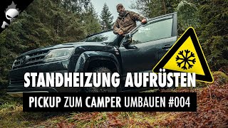 Versteckte Standheizung Zuheizer im VW AMAROK aufrüsten ⚠️ Ausbau Offroad CAMPER  Pickup [upl. by Enilaf]