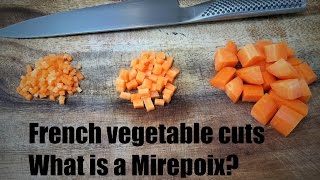 French vegetable cuts you should know Mirepoix [upl. by Dillie761]