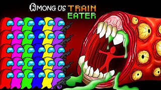 어몽어스 EP 6  TOP WARRIORS Among Us Vs TRAIN EATER  Among Us Animation [upl. by Izabel13]