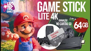 A 💿imagem ORIGINAL faça VOCÊ MESMO a gravação no CARTÃO SD de 64GB no 🕹️GAME STICK LITE 4K [upl. by Aticilef]